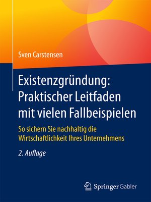 cover image of Existenzgründung